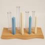 Imagem de Kit para Fabricação de Velas - Moldes Triangular, Quadrado e Redondo com Poste Longo