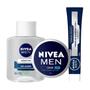 Imagem de Kit Para Fazer Barba Nivea Men Balsamo Pós-Barba Creme de Barbear 2 em 1 e Creme 4 em 1 Rosto Mãos e Corpo Hidratação