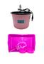 Imagem de Kit para Gatos - Bandeja, Pa e Comedouro e Fonte para Gatos Usb com Bomba Submersa Hidrapet - Rosa