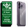 Imagem de  Kit Para IPhone 15 Pro Max  Película Cerâmica  9D + Película Traseira 9D + Película da Câmera 3D