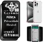 Imagem de  Kit Para IPhone 15 Pro Max  Película Privacidade Fosca + Capa Capinha Case