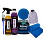 Imagem de Kit Para Lavar Moto Shampoo Cera Tok Final Luva Pano Vonixx