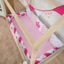 Imagem de Kit Para Mini Cama Montessoriano Princesa Pink Com Bandeira