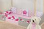 Imagem de Kit Para Mini Cama Montessoriano Princesa Pink Com Bandeira