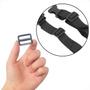 Imagem de Kit Para Mochila 10 Fechos De Plásticos + 10 Reguladores Prendedores Regulador Engate Bolsas 25mm Fivela Engate Rápido Bag Bolsinha Pochete