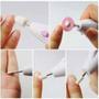 Imagem de Kit para pedicure manicure com polidor de unhas lixador esfoliador  e rachaduras removedor de calos 