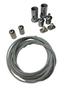 Imagem de Kit Para Perfil de Alojamento com Fonte 5A e Fita 120 Leds 5 Metros IP20 12v + Cabo Aço