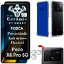 Imagem de  Kit Para Poco X6 Pro 5G  Película Privacidade 9D Fosca + Película da Câmera INDIVIDUAIS + Capa Capinha Case