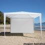 Imagem de Kit para Praia Tenda Gazebo 3x3 M Articulada + 4 Paredes Brancas