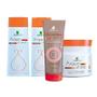 Imagem de Kit para Recuperação de Cabelo Danificado BARROMINAS com Argan Shine e Silicone Force