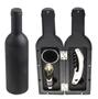 Imagem de Kit Para vinho formato de garrafa Acessorios P Abrir Vinho