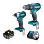 Imagem de Kit Paraf de Impacto DTD155 e Paraf/Furadeira de Impacto DHP485 com Carregador e 2 Baterias  MAKITA-