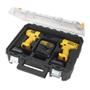 Imagem de Kit parafusadeira+ch impacto dewalt c/bat 1.3ah 12v+maleta