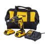 Imagem de Kit Parafusadeira Drywall 20V Brushless com 4 Baterias 2Ah, Carregador e Bolsa para Transporte - DCF620D2-B2