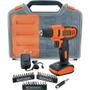 Imagem de Kit Parafusadeira E Furadeira 12V Com 31 Acessórios E Maleta Black + Decker Bivolt