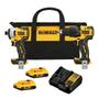 Imagem de Kit Parafusadeira/Furadeira 1/2" DCD709 + Parafusadeira Impacto 1/4" DCF809 Dewalt 20V DCK279D2-BR