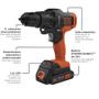 Imagem de Kit Parafusadeira Matrix 6x1 20V MTX20K6A-BR Com 6 Cabeçotes Intercambiáveis Black+Decker