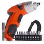 Imagem de Kit Parafusadeira Sem Fio Compacta com Torque Ajustável