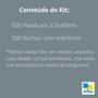 Imagem de Kit Parafuso + Bucha Com Anel 6Mm - 1000 Peças