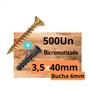 Imagem de Kit Parafuso + Bucha Com Anel 6Mm - 1000 Peças