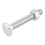 Imagem de Kit Parafuso Francês Com Porca  5/16'' x 1'' - 53,0010 (Com 25 Unidades) - Nord
