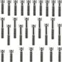 Imagem de Kit parafusos inox tampa motor lateral esquerda+direita CB300R CB300 2009 a 2015 XRE300 2010 em diante