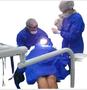 Imagem de Kit Paramentação D Cirurgia Odontologicas Tec. Brim Leve 100%  Sem Personalização Cor: Azul Marinho