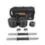 Imagem de Kit Pares Dumbbell Halteres Ajustável Iron Cast até 15kg