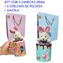 Imagem de Kit Páscoa 2 Canecas 350ml + 2 Coelhos Pelúcia + 3 Sacolas