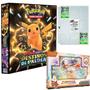 Imagem de Kit Pasta Fichário Pokémon Destinos de Paldea com Box Coleção Fuecoco e 10 Folhas 9 Bolsos Cards TCG