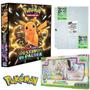 Imagem de Kit Pasta Fichário Pokémon Escarlete e Violeta Destinos e Paldea com 10 Folhas e Box Sprigatito TCG