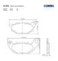 Imagem de Kit Pastilha de Freio Cobreq MT 03 2019 2020 2021 2022