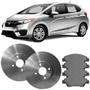 Imagem de Kit Pastilha Disco Dianteiro Ventilado Fit 1.5 2014 a 2021