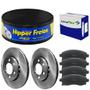Imagem de Kit Pastilha Disco Pajero Sport 2006 a 2011 Dianteiro Ventilado Akebono Lonaflex