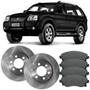 Imagem de Kit Pastilha Disco Pajero Sport 2006 a 2011 Dianteiro Ventilado Akebono Lonaflex