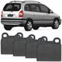 Imagem de Kit Pastilha Freio Chevrolet Zafira 2001 a 2012 Traseira Teves Cobreq