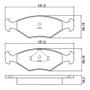 Imagem de Kit Pastilha Freio Dianteira Versailles Gol G1 GTI Santana