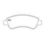 Imagem de Kit Pastilha Freio Peugeot 207 2009 a 2013 Dianteira Bosch Syl