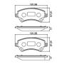 Imagem de Kit Pastilha Freio Toyota Corolla 2002 a 2008 Dianteira TRW N1319 Cobreq