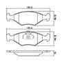 Imagem de Kit Pastilha Sapata Freio Palio 1.0 8V 98 a 2007 Cobreq