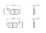 Imagem de Kit Pastilhas de Freio Cb 600f Hornet Sem Abs 2002-2007 Ecopads Vaz