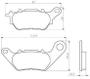 Imagem de Kit Pastilhas de Freio Yamaha Mt 03 Yzf R3 2016 2017 2018 Diafrag