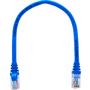 Imagem de Kit Patch Cord Cat6 Rj45 25 Cm - 148 Unidades Azul Com Capa