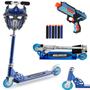 Imagem de Kit Patinete Infantil Radical 2 Roda + Máscara Robo Lançador