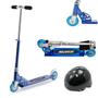 Imagem de Kit Patinete Infantil Radical Azul 2 Rodas 40Kg + Capacete