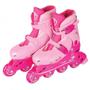 Imagem de Kit Patins e Acessorios Rosa 30-33 Fenix Ad01r  Fenix Brinquedos 