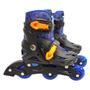 Imagem de Kit Patins Roller Infantil Masculino 3 Rodas Rollerblade