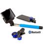 Imagem de Kit Pau Selfie Bastão Monopod Z07-5 + 3 Lentes Universal Azul