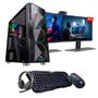 Imagem de Kit - pc gamer neologic streamer nli83664 intel i5 10400f 16gb (gtx 1650 4gb) ssd 240gb + hd 1tb 400w 80 plus + 2 monitores 21,5