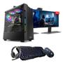 Imagem de Kit - pc gamer neologic streamer nli83672 intel i5 10400f 16gb (rtx 3050 8gb) ssd 240gb + hd 1tb 400w 80 plus + 2 monitores 21,5